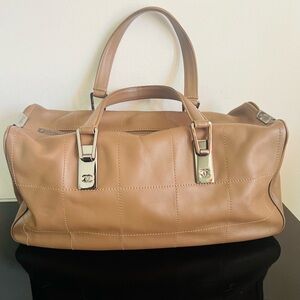 Chanel chocolate bar in Tan Includes a Certificate of Authentication